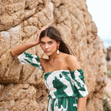 Vestido Bayuk manchas verde | PRE ORDER